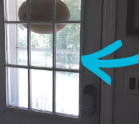 Desperate for privacy, this DIYer comes up with a clever front door update in under an hour