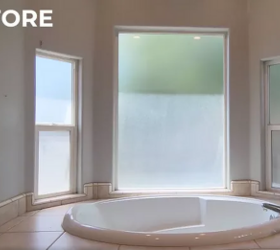 The brilliant way he upgrades his bathroom windows on a tiny budget