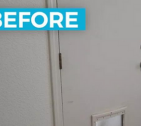 How he totally transforms his door for just $12 (& it's quick!)