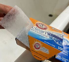 Grab a spare dryer sheet and use it for this clever hack