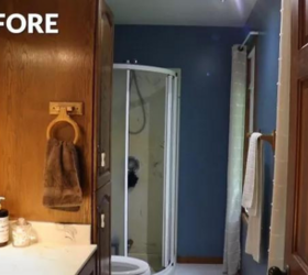 This bathroom makeover is SO not-intimidating & here's the secret behind why