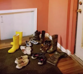 This mom came up with the best way to store shoes & it only cost her $5