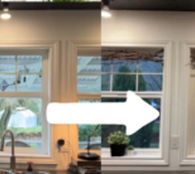 Instead of hanging curtains, she puts something amazing in her kitchen windows