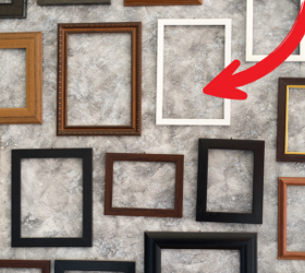 This is the most beautiful way we've ever seen anyone use picture frames—& it goes outside!