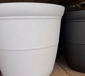 She did this to cheap plastic planters and ended up saving hundreds