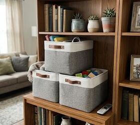 Storage baskets that hide clutter AND make all your rooms look more put together
