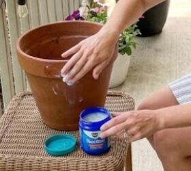 The weirdly smart reason this woman rubs Vicks VapoRub on her planters
