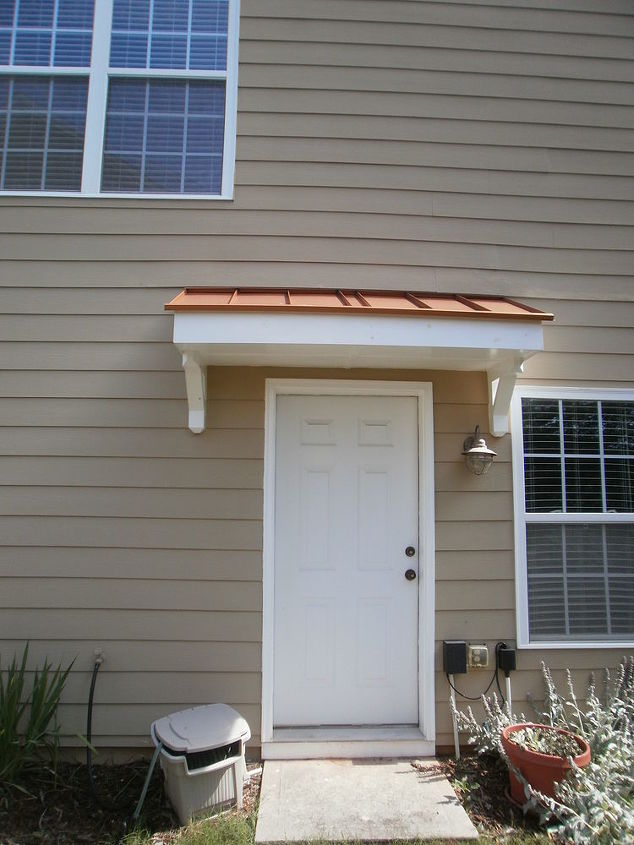 decorative overhang adds functionality and curb appeal, curb appeal, roofing, upclose finished picture