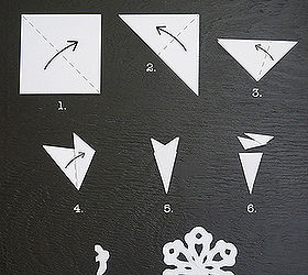 how to make a six sided paper snowflake, crafts