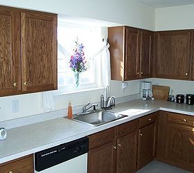 fresh white kitchen, home decor, kitchen design, The brown and basic before of our kitchen More details here
