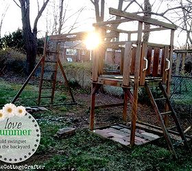 Old Swing Set Turned Garden Hometalk