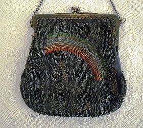 a wwi era beaded purse restoration before after more in blog link, crafts, BEFORE WWI purse back