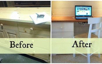 Dresser to Desk Transformation