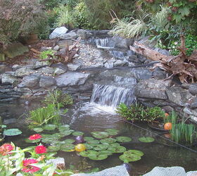 fall netting, outdoor living, ponds water features