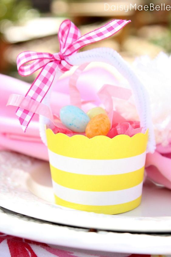 setting an easter table for children, crafts, easter decorations, seasonal holiday decor