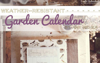 Weather Resistant Garden Calendar