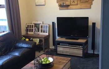 DIY Modern Rustic Inspired Living Room