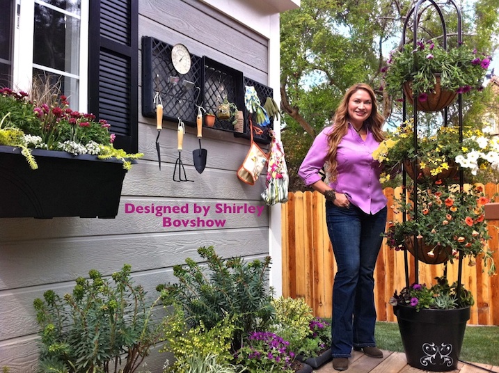 deck garden makeover with drought tolerant plants, decks, outdoor living, I recently completed a deck garden makeover for the Home Family Show on Hallmark Channel Although a TV project this is a landscape design anyone can implement at home