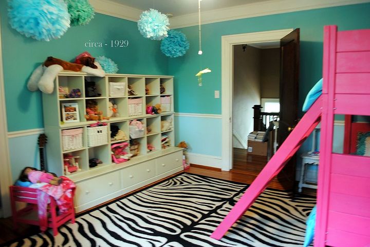 a pink a pa looza room makeover, bedroom ideas, home decor, painted furniture, Yep a room for a girl who loves color