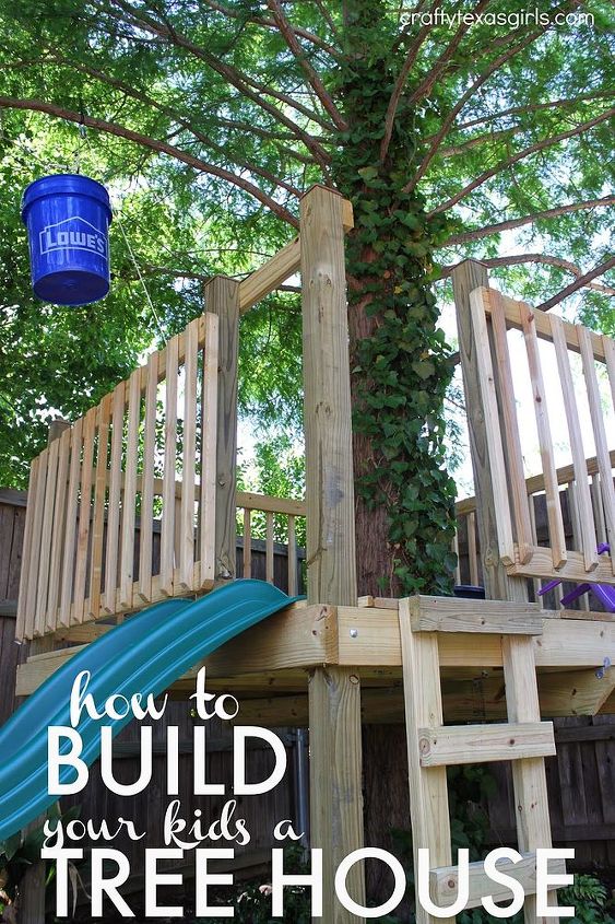 build a tree house, outdoor living