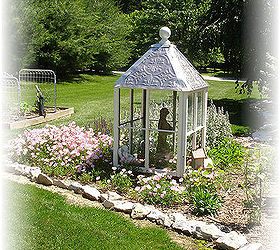 my garden cupola, gardening, repurposing upcycling