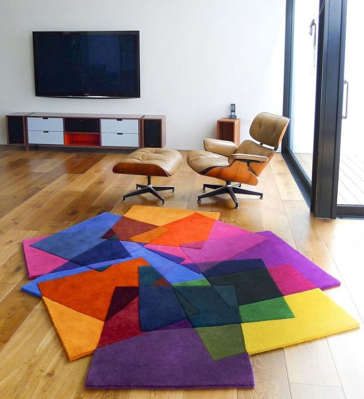 think in and out of the box with colorful area rugs, flooring, home decor, Think in and out of the box with colorful area rugs