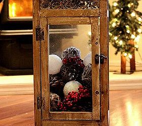 diy snowballs amp a christmas lantern, crafts, seasonal holiday decor