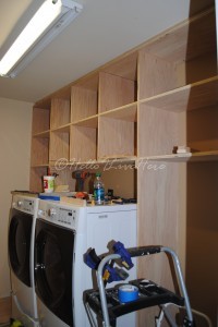 laundry room get s a makeover, diy, home decor, how to, laundry rooms, organizing, shelving ideas, storage ideas, Building the cube system