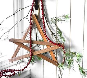 expect the unexpected with this junker s christmas home tour, seasonal holiday d cor, wreaths, Any guesses what this star is made out of He