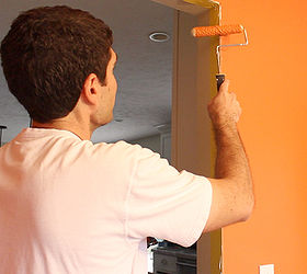 how to paint a wall get perfectly straight lines, paint colors, painting, wall decor, Paint your wall