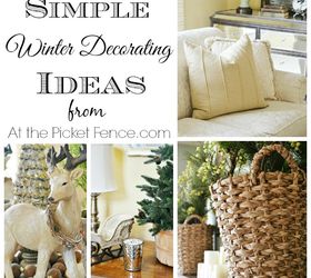 from christmas to winter in a few simple steps, fireplaces mantels, seasonal holiday d cor, Here are some simple winter decorating ideas