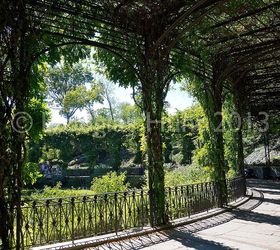 a visit to central park s conservatory garden, gardening, An appropriately sized pergola for wisteria