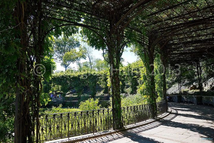 a visit to central park s conservatory garden, gardening, An appropriately sized pergola for wisteria