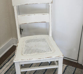 my chair redo, home decor, painted furniture, My version of the chair meant to match a table