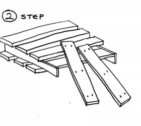 drawings for the bridge, diy, how to, woodworking projects, Once you get it home being very careful you want to remove the nails Keep in mind that pallets are very strong and you want to make sure not to hurt yourself Wear heavy duty gloves