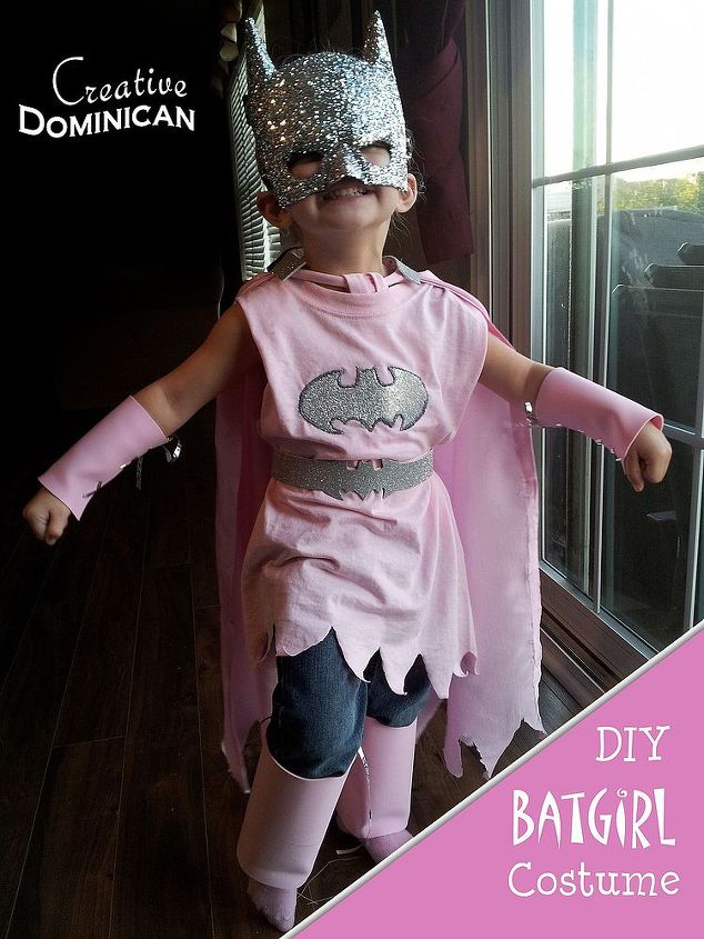diy batgirl costume for under 15, crafts, DIY Batgirl costume