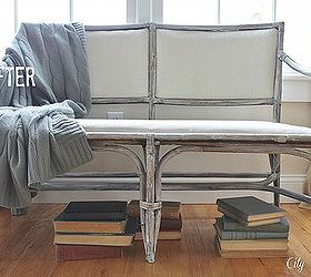 how to get the restoration hardware look for less, painted furniture, reupholster, Recycle the pieces you have to save