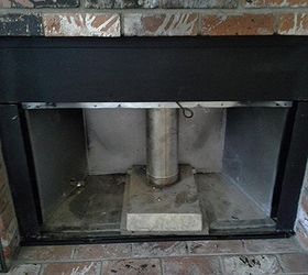q question about an electric fireplace, home decor, living room ideas, This is what it looks like now