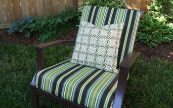 Sew Easy Way to Cover those Old Outdoor Cushions!