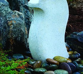 affordable diy fountains for your landscape, gardening, ponds water features, Modern curved fountain