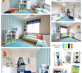 a houndstooth stenciled bedroom idea for kids that is sure to a maze, bedroom ideas, home decor, painting