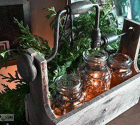 expect the unexpected with this junker s christmas home tour, seasonal holiday d cor, wreaths, Create a candlelight ambiance with white mini