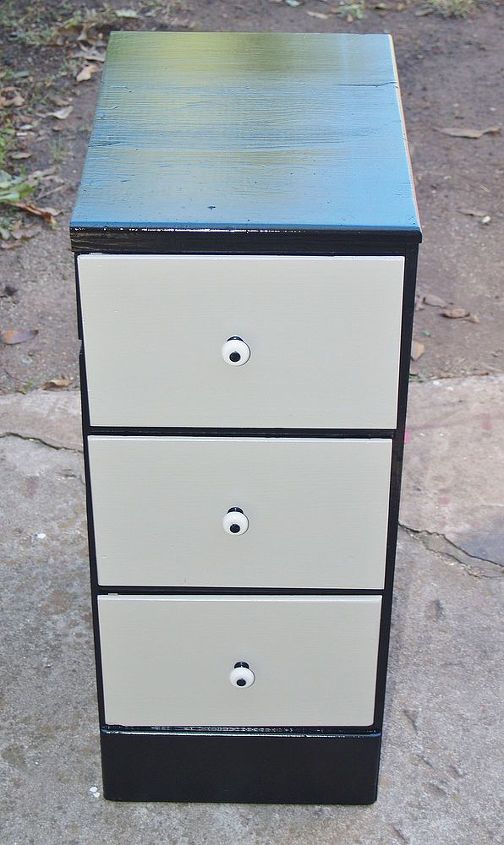 recycle and repurpose of desk part iii, painted furniture, repurposing upcycling, I am still amazed desk to stand end table takes only a few hours