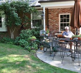 our pennsylvania bluestone patio gets a face lift, diy, patio, tiling, Mark deserves a little siesta