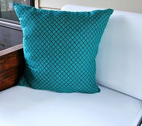make throw pillows with plastic bag stuffing, crafts, home decor