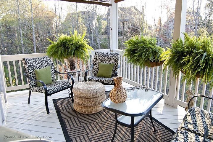 ready for summer back porch deck reveal, decks, outdoor living, porches
