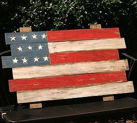 scrap wood american flag, crafts, patriotic decor ideas, seasonal holiday decor, woodworking projects