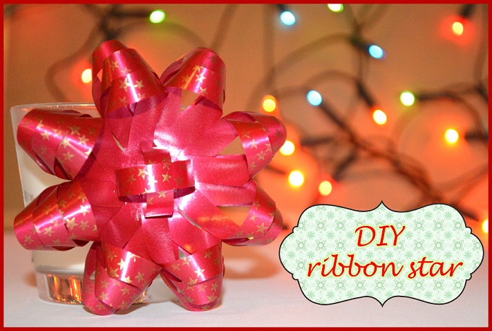 diy ribbon star, crafts, seasonal holiday decor