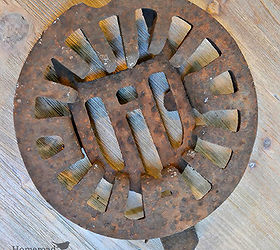 the great grate pumpkin, crafts, repurposing upcycling, seasonal holiday decor, Old Rusty Grate