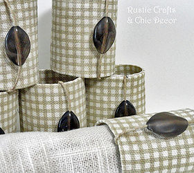 napkin rings made from toilet paper rolls, crafts